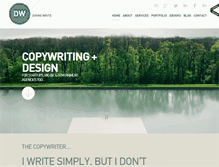 Tablet Screenshot of divinewrite.com.au